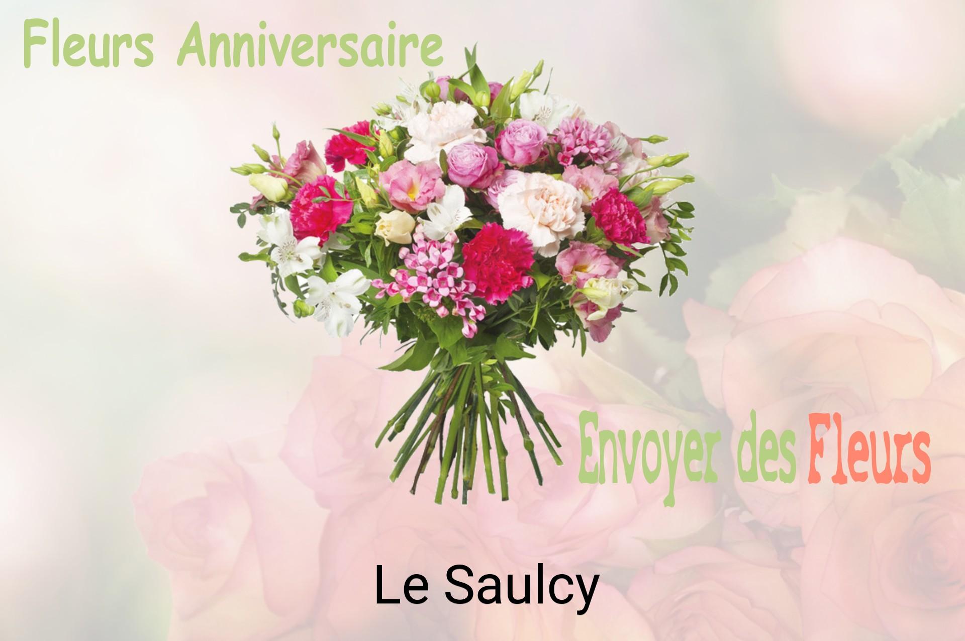 Bouquet de fleurs d’anniversaire livré à Le Saulcy
