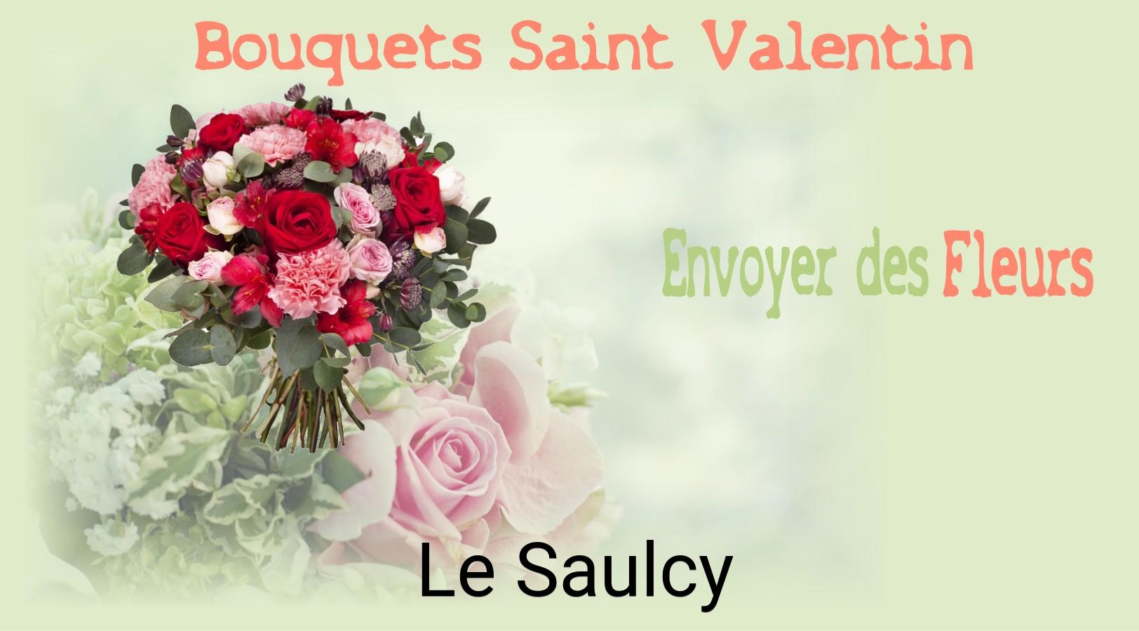 Roses de Saint-Valentin livrées à Le Saulcy